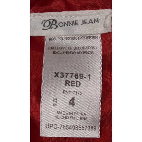 Bonnie Jean Girls Snowman Dress Size 4 - Picture 5 of 5